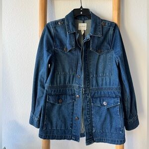 Denim Cargo Jacket - Anthropologie